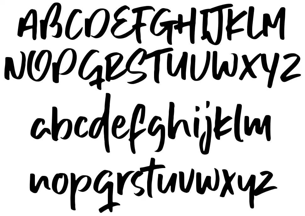 Sitting Prettiesfont specimens