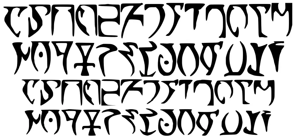 Skyrim Daedrafont specimens