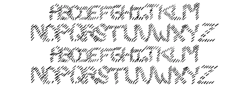 Slash Kingfont specimens