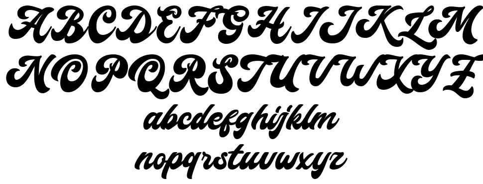 Slothdown Babyfont specimens