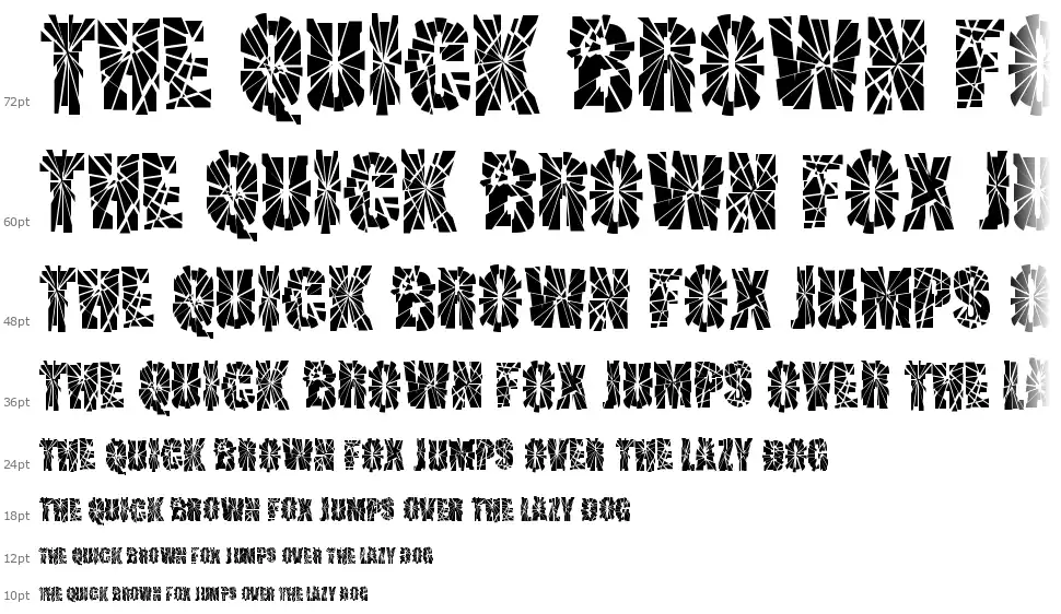 Sniper Shotfont waterfall
