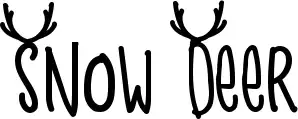 Snow Deer