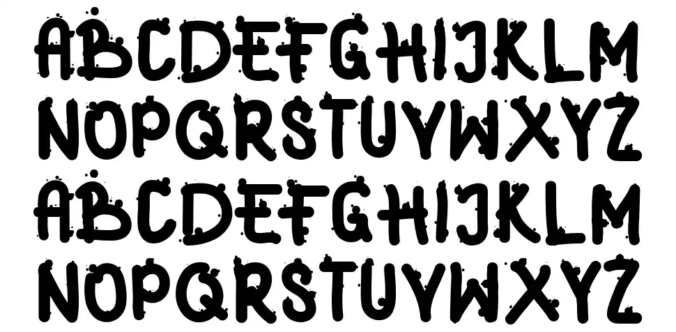 Snowy Dayfont specimens