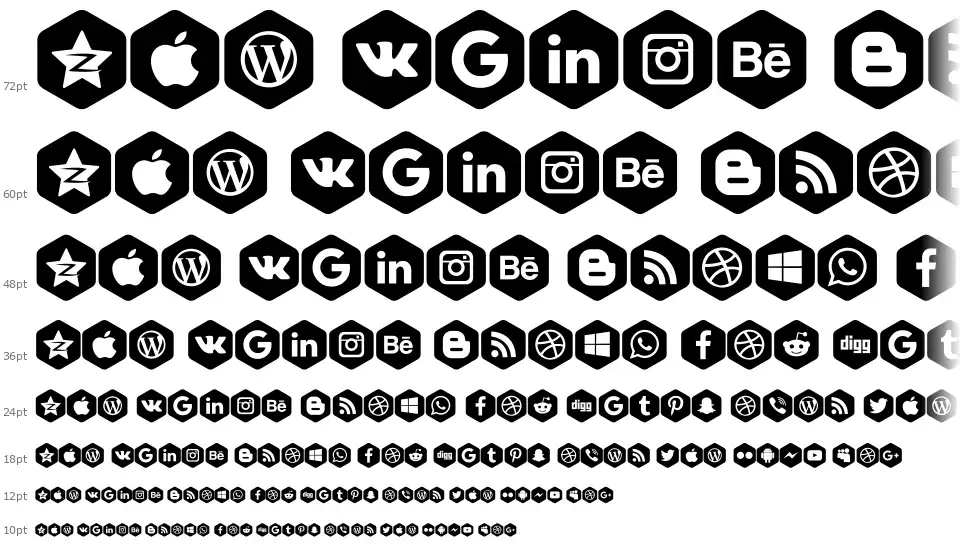 Social Color Profont waterfall