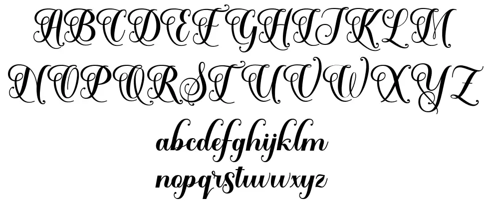 Solidaritas Scriptfont specimens