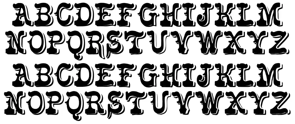 Solo's Bizarrefont specimens