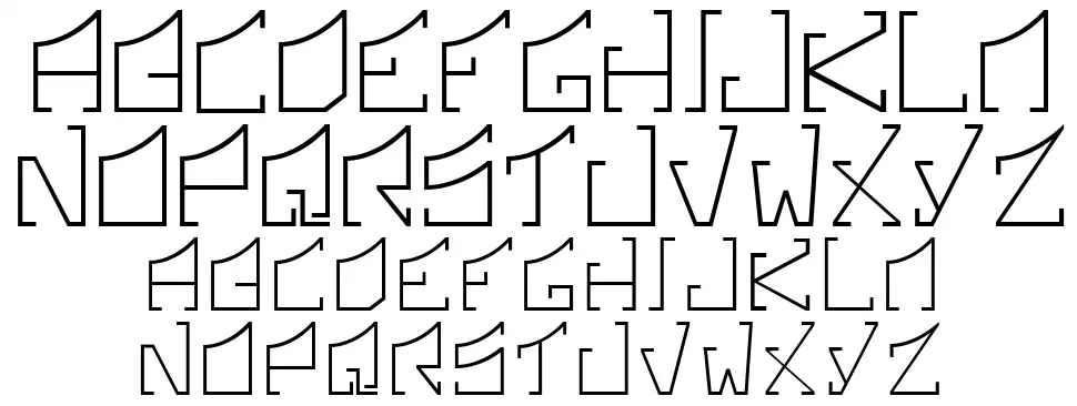 Sonic Boomfont specimens