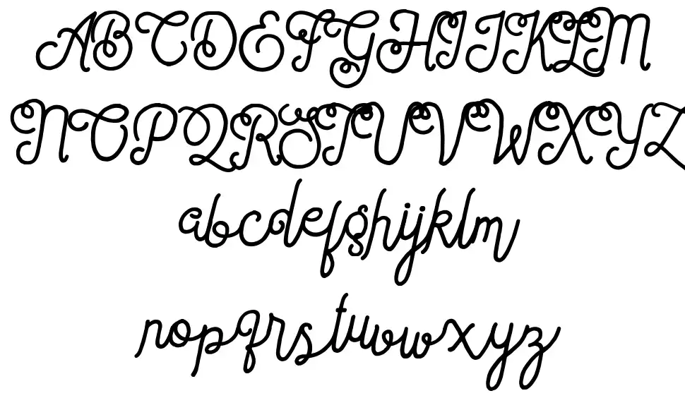 Sortdecai Cursive Wild Scriptfont specimens