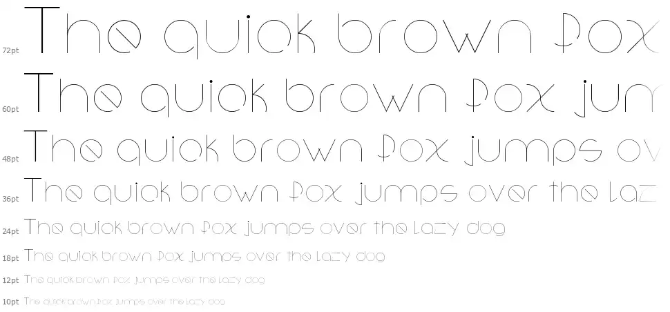 Space 1font waterfall