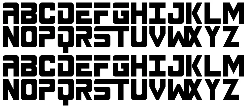 Spacebarfont specimens