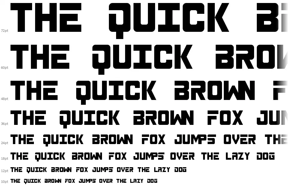 Spacebarfont waterfall
