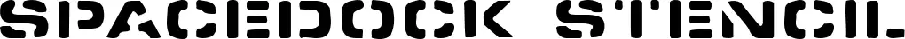 Spacedock Stencil