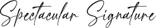 Spectacular Signature