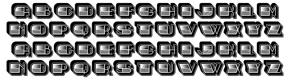 Speed of Lightfont specimens