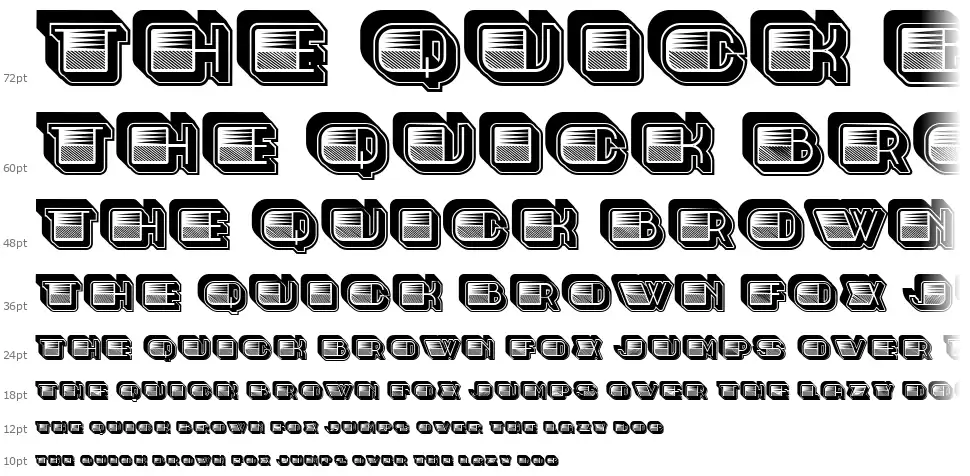 Speed of Lightfont waterfall