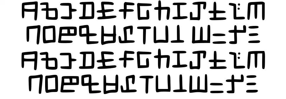 Splatoon - Cephaloblockfont specimens
