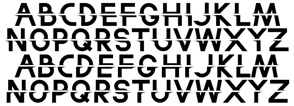 Split Onfont specimens