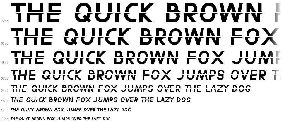 Split Onfont waterfall