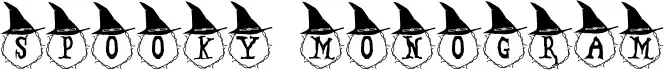 Spooky Monogram