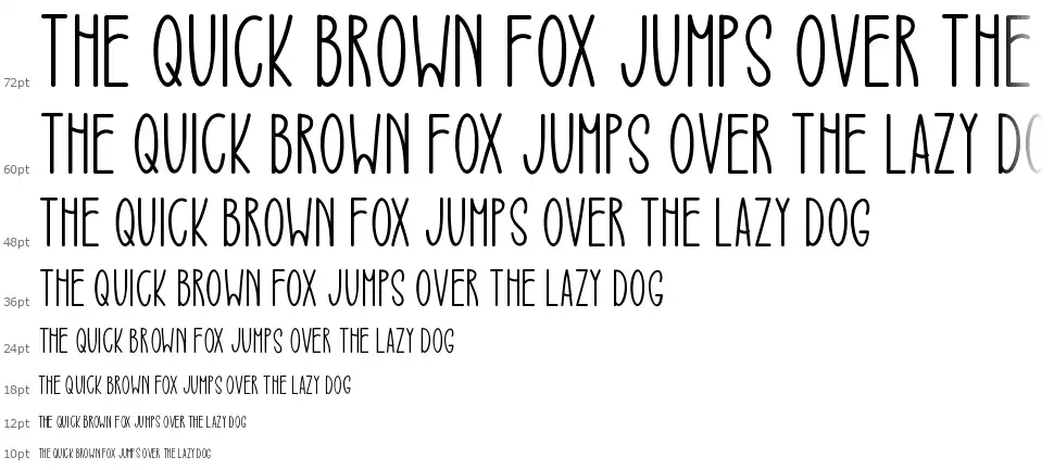 Spread Joyfont waterfall