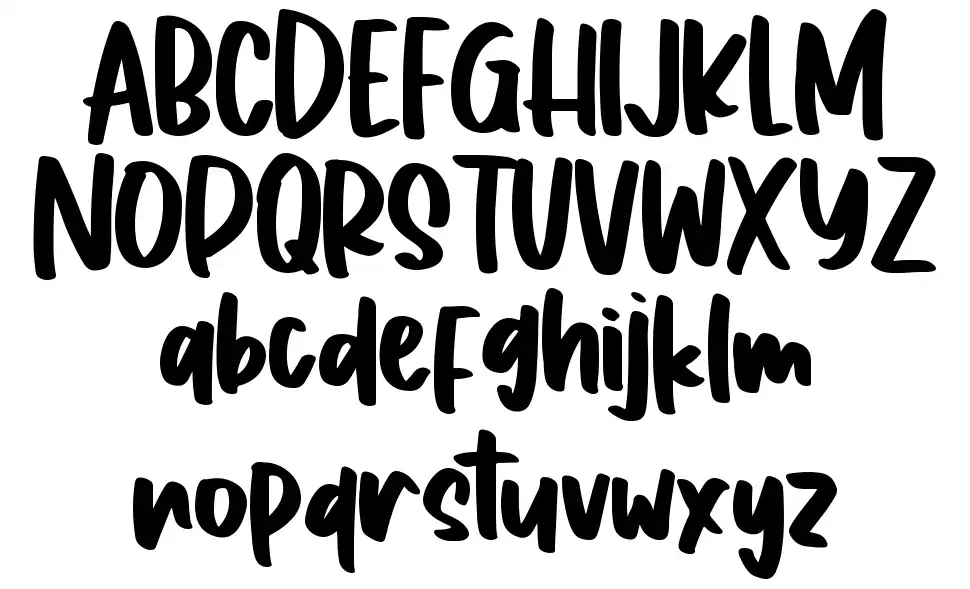 Spring Gardenfont specimens
