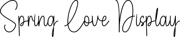 Spring Love Display