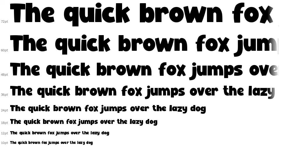 Spunky Cascade Spunkyfont waterfall