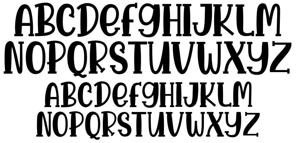 Sri Candyfont specimens
