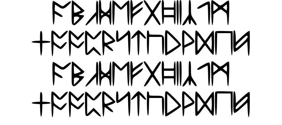 Standard Celtic Runefont specimens