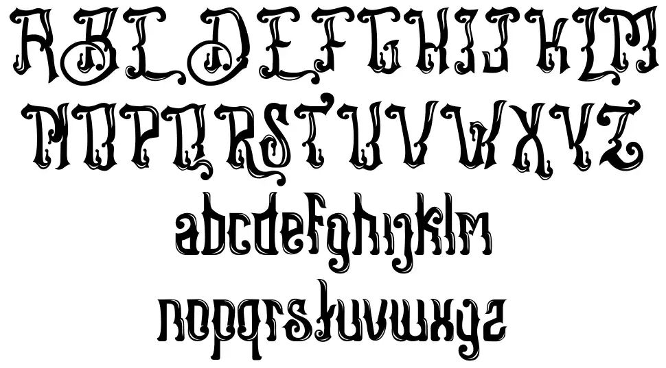 Stangbunderfont specimens