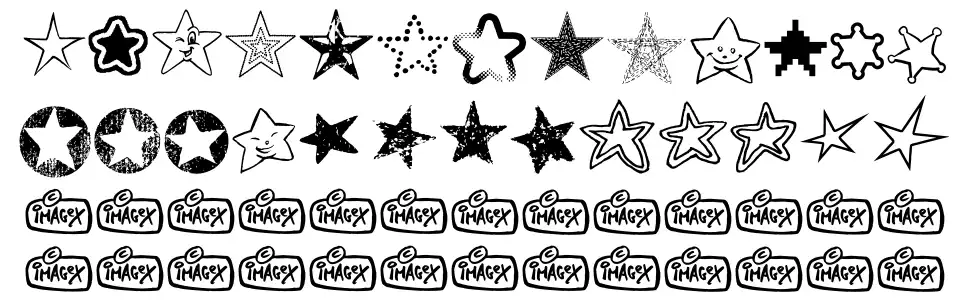 Starzfont specimens