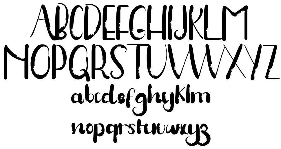 Stay BIGfont specimens
