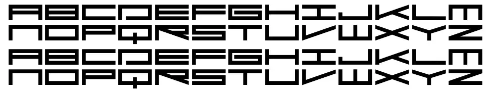 Steelbasefont specimens