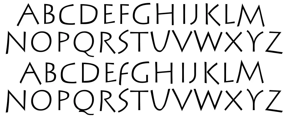 Stein Antikfont specimens