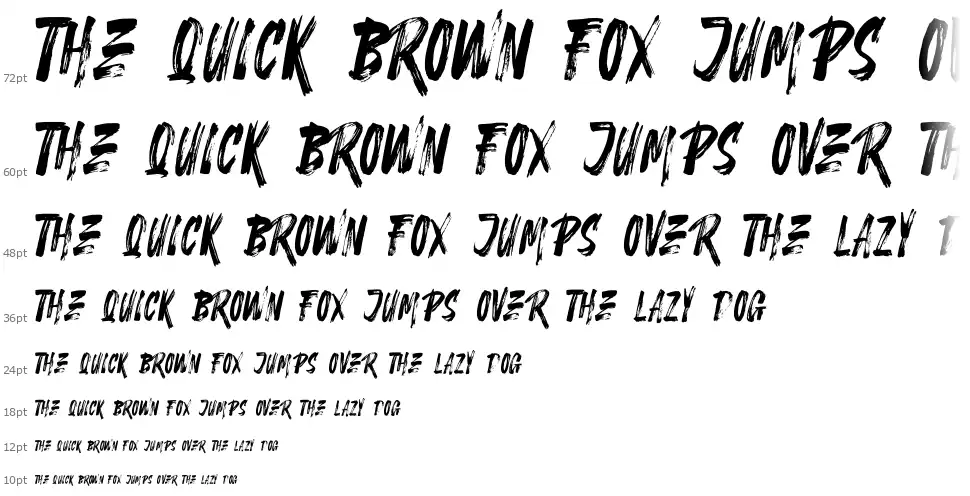 Stonehard Brushfont waterfall