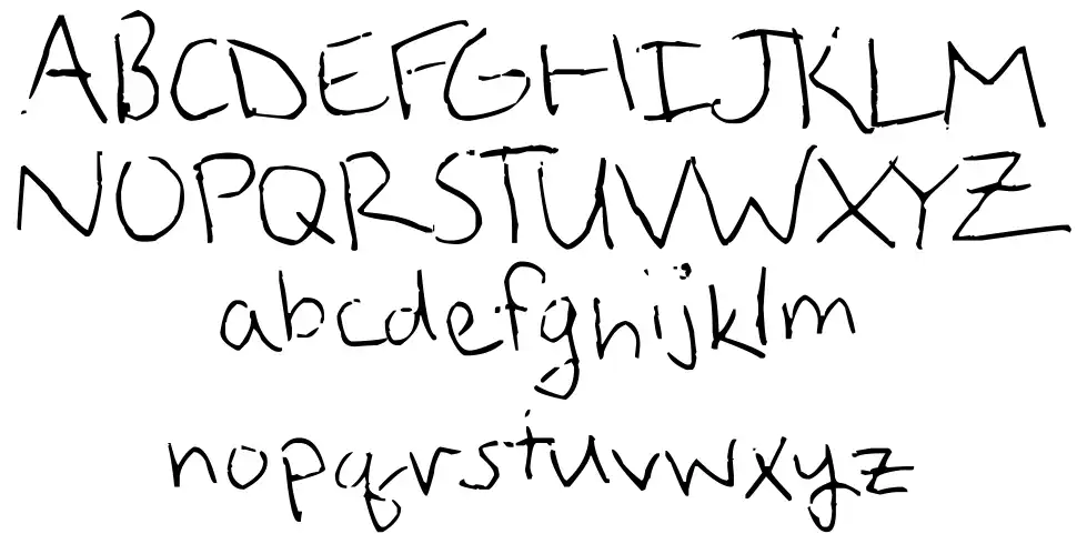 Straight Up Zodyfont specimens