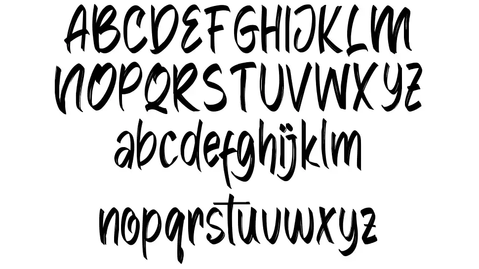 Strange Agentfont specimens