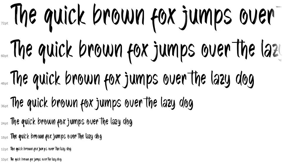 Strange Agentfont waterfall