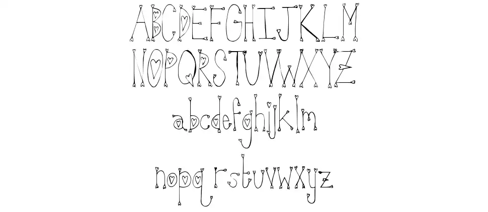 Strawberry Longcakefont specimens