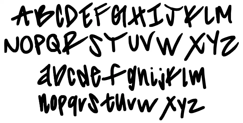 Striiikerrfont specimens