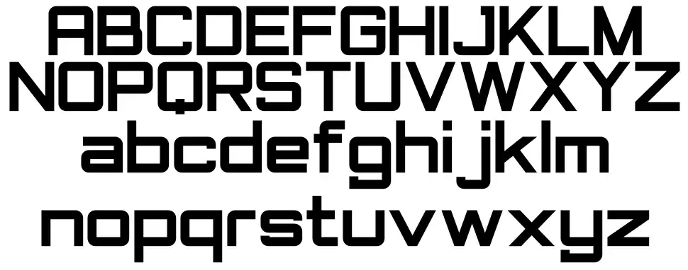 Strikerfont specimens