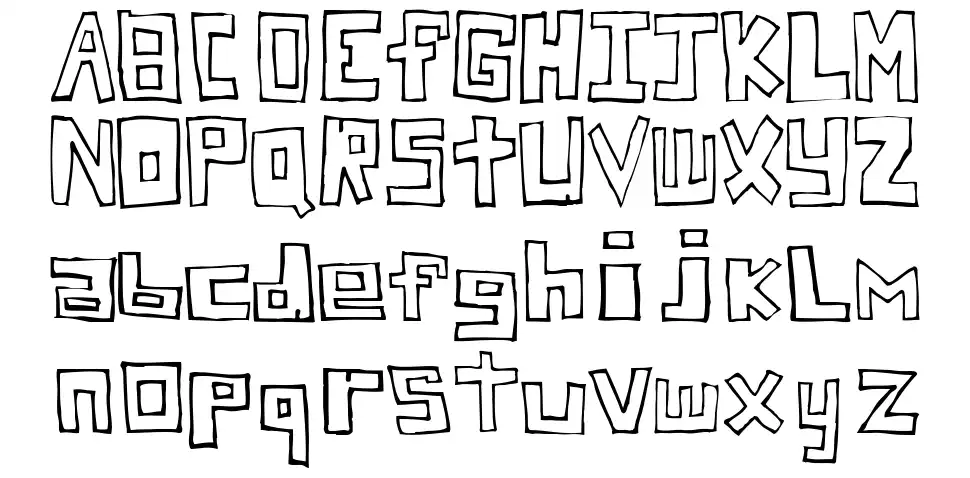 Stuckfont specimens
