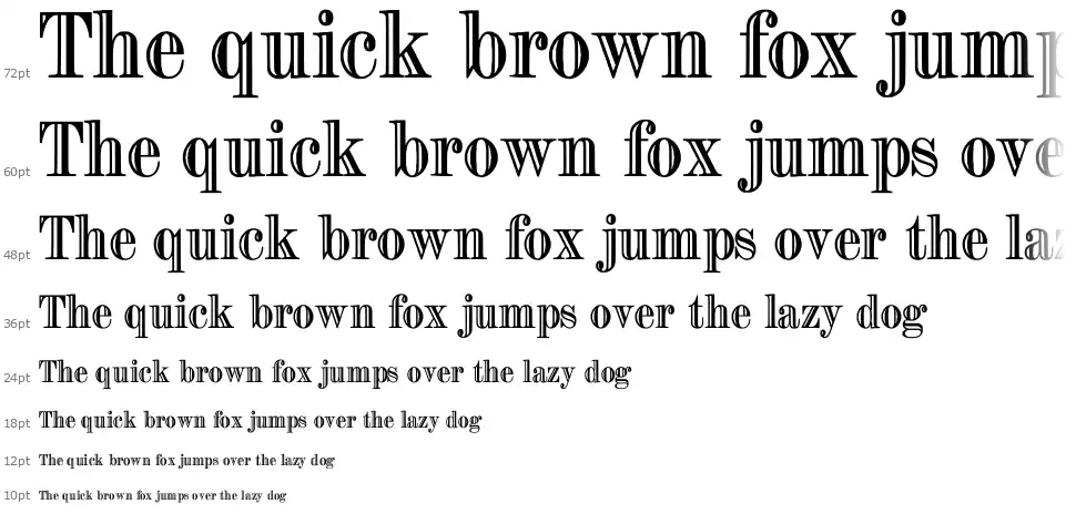 Style 1,537 Cascade Style 1,537font waterfall