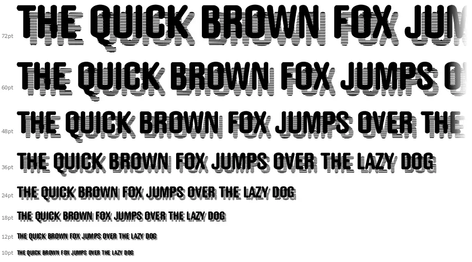 Style 867 Cascade Style 867font waterfall