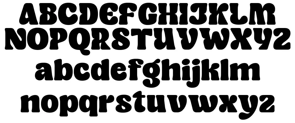 Sugar Peachyfont specimens