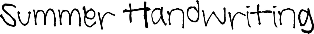 Summer Handwriting