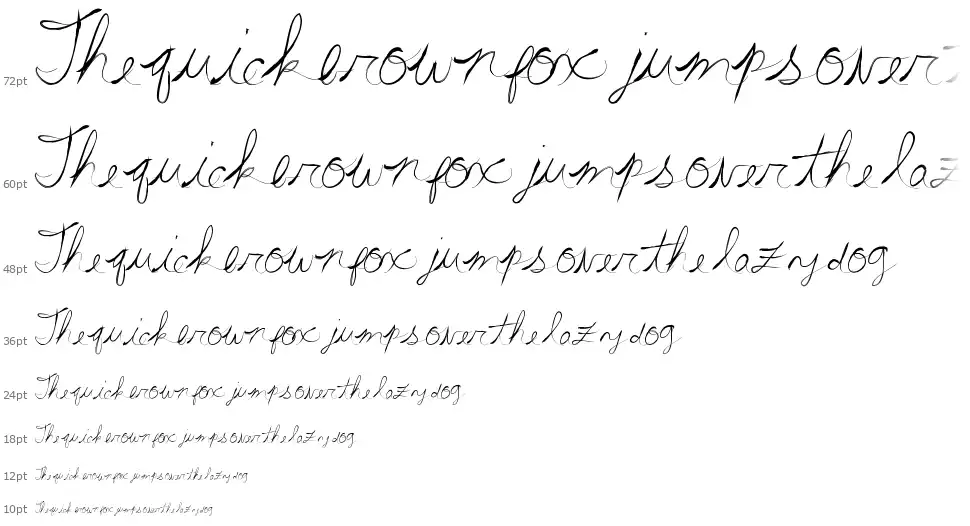 Summer Scriptasticfont waterfall