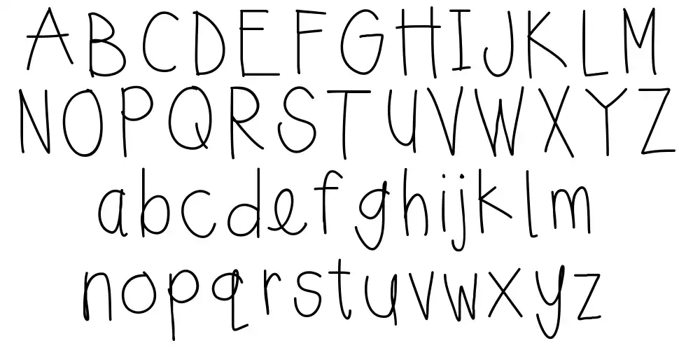 Sunny Dayfont specimens