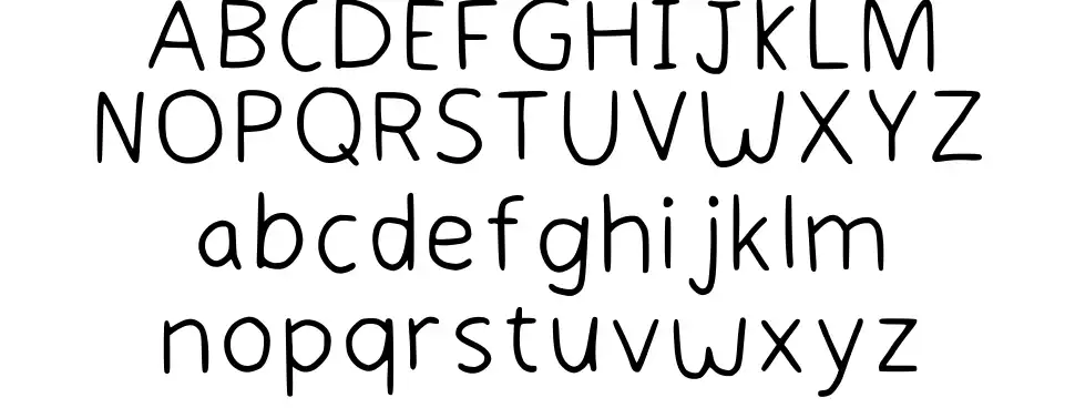 Sweet Butterfliesfont specimens
