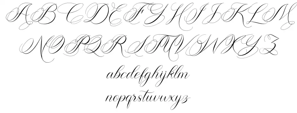 Sweet Flourishingfont specimens